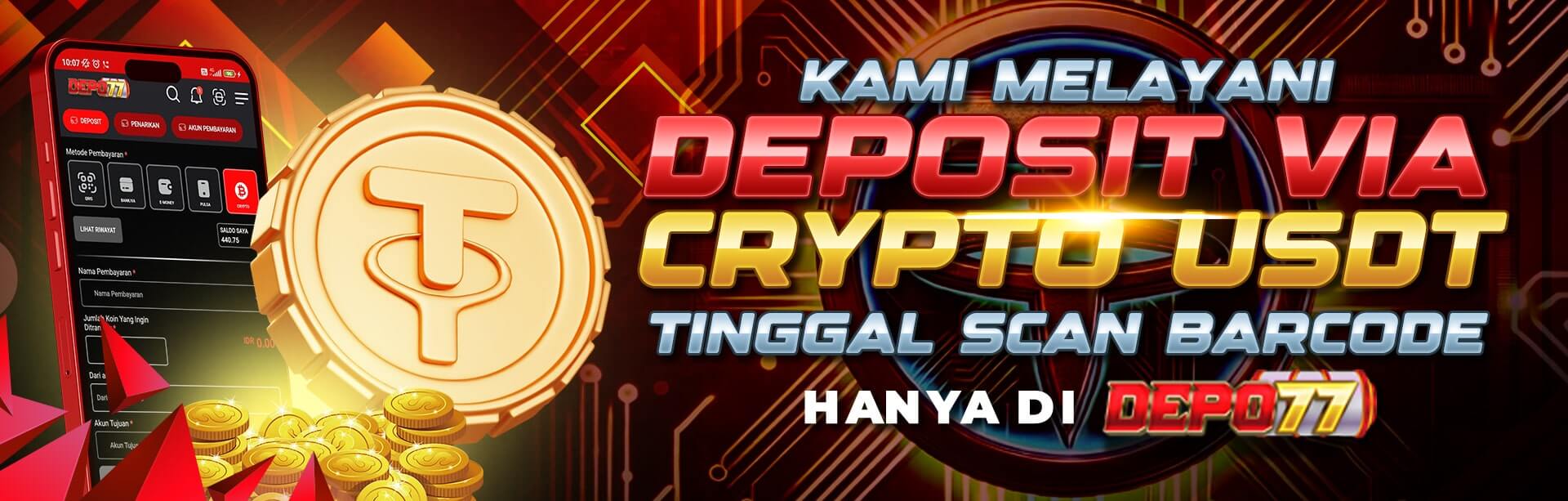 DEPOSIT VIA CRYPTO USDT