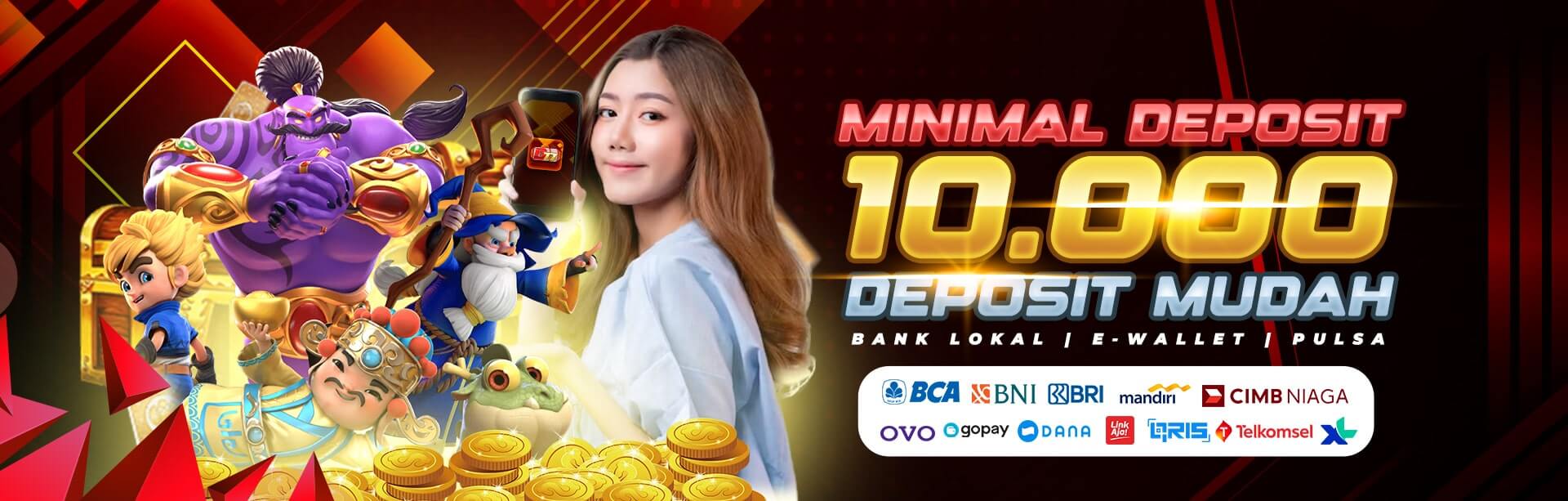 Situs slot online dengan minimal deposit 10 ribu