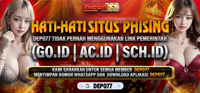 Peringatan Phising Depo77