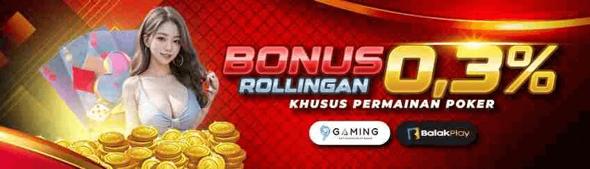 BONUS ROLLINGAN 0.3% POKER ONLINE